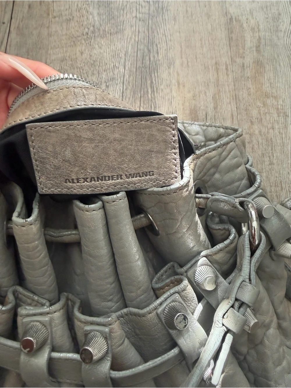 Alexander Wang textured pebble